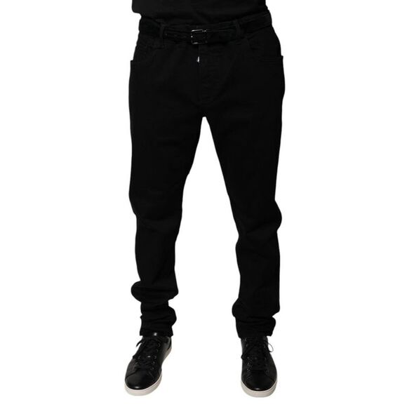 Dolce & Gabbana StraightLeg Jeans Classic Style Men Black Jeans